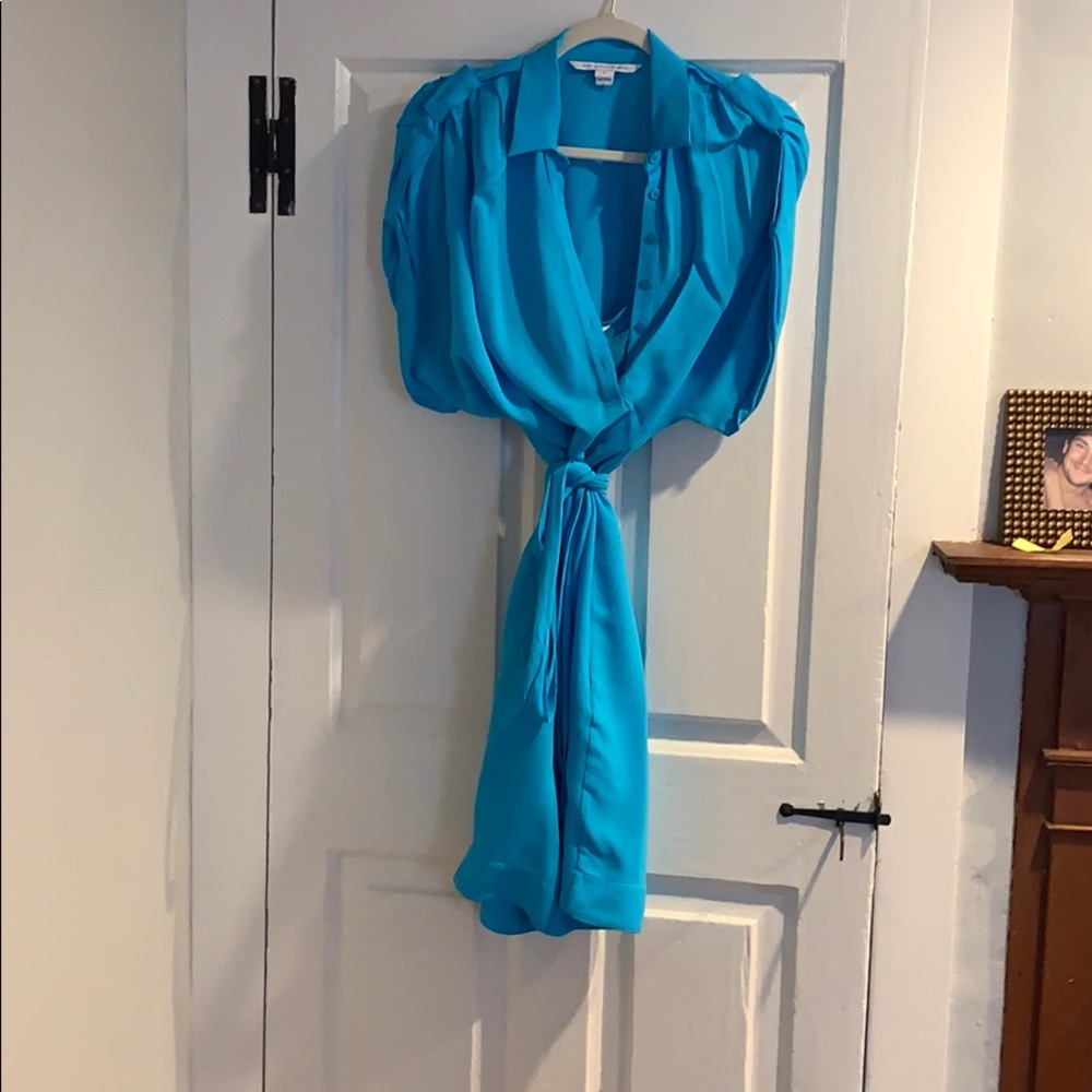DVF shirt dress